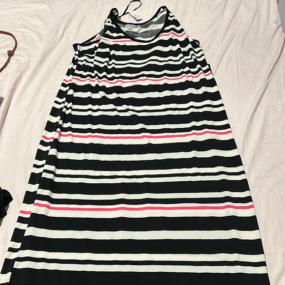 Stripped Maxi Dress Size 22/24 - Picture 1 of 2